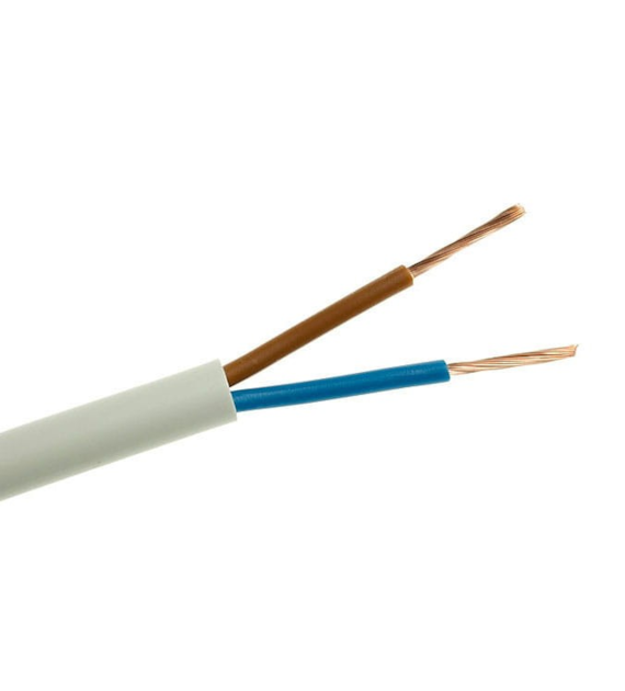 Przewód elektryczny oponowy w PCV OMY 2x0.75 300/300V ELEKTROKABEL