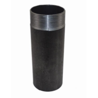 Króciec gwintowany jednostronnie czarny 1  ( DN25 ) L-100mm AGAFLEX