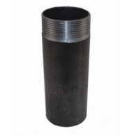 Króciec gwintowany jednostronnie czarny 4  ( DN100 ) L-150mm