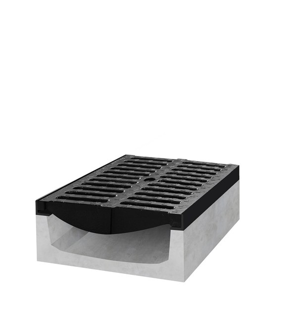 Korytko betonowe ruszt żeliwny 0,5m 400x200mm klasa D400 BIELBET