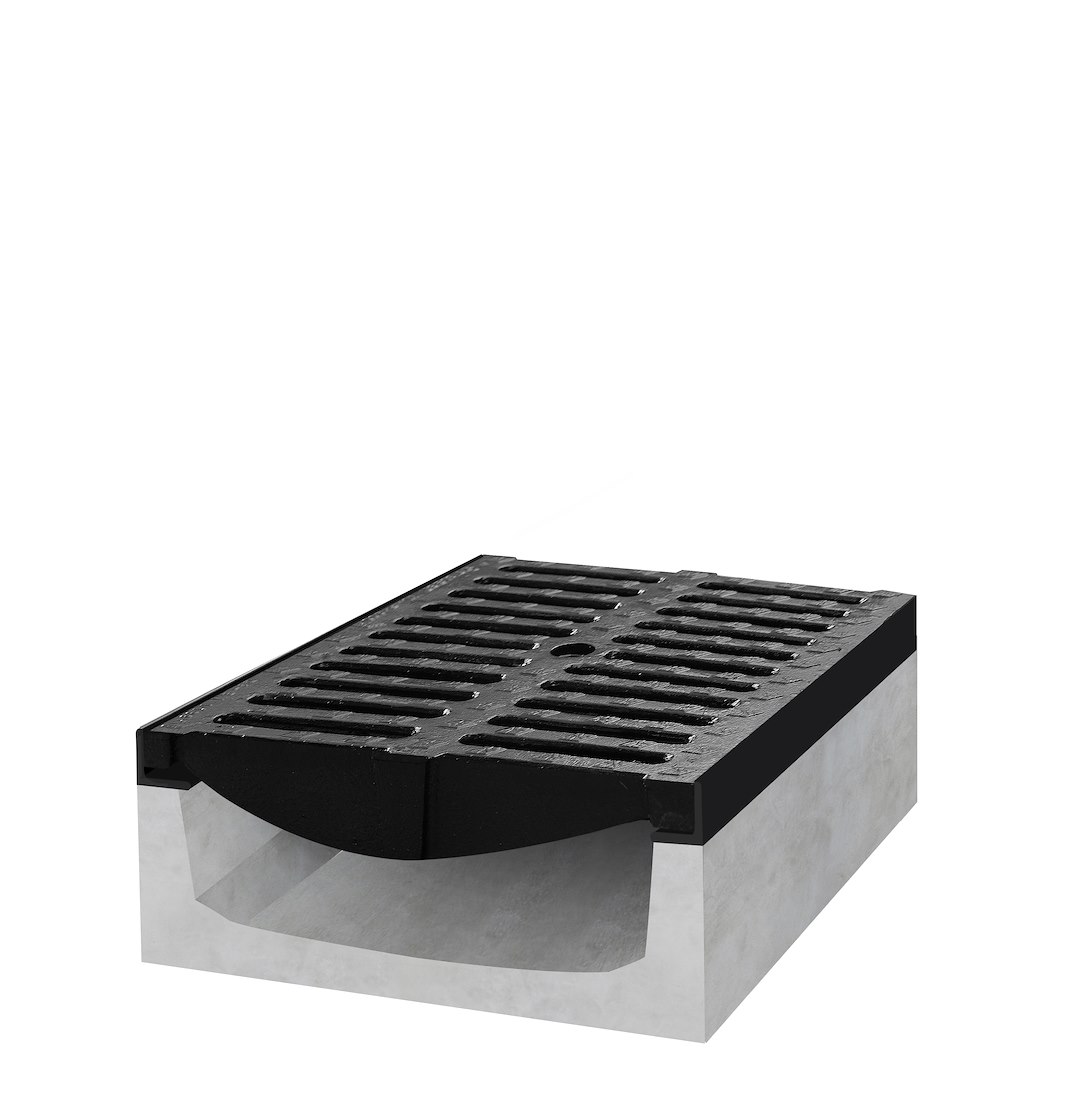 Korytko betonowe ruszt żeliwny 0,5m 400x200mm klasa D400 BIELBET