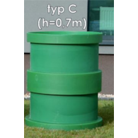 Nadbudowa włazu rew. H70 HDPE R NOWA- do oczyszczalni ZBS WOBET-HYDRET