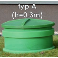 Nadbudowa do szamb i oczyszczalni typu ZBB H-30cm HDPE R WOBET-HYDRET