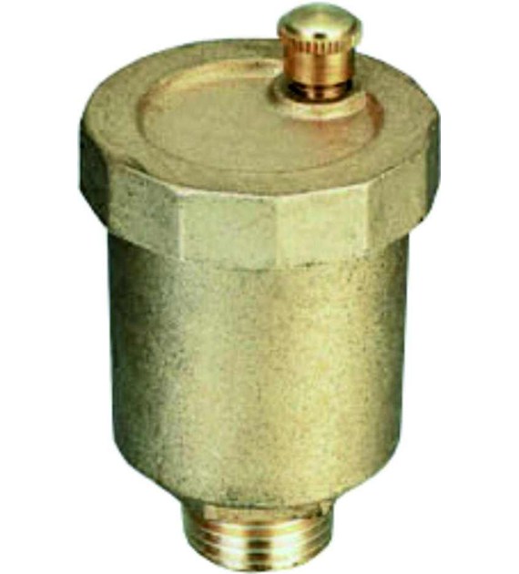 Odpowietrznik automatyczny prosty niski 1/2  ( DN15 ) GOSHE