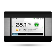 KOSTRZEWA ecoSTER TOUCH Panel pokojowy przewodowy CZARNY