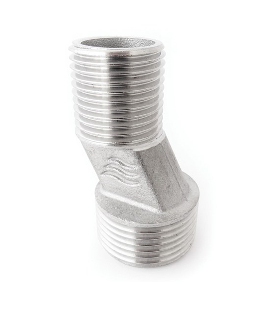 Krzywka ze stali nierdzewnej do baterii - 1/2  x 3/4  DURO ARKA