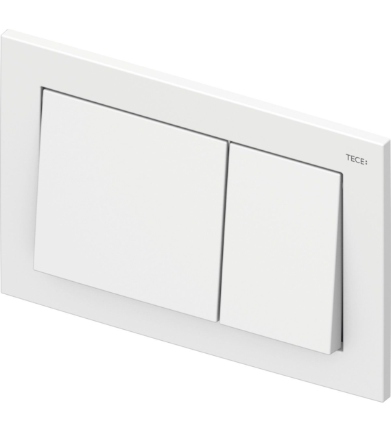 Przycisk spłukujący podwójny do WC TECEbase 214 x 145 x 18 mm z tworzywa sztucznego biały