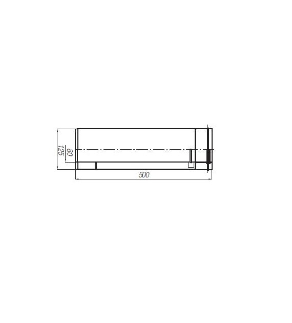 Rura dwuścienna 80/125 L-500 BERETTA