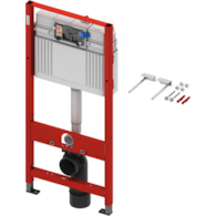 Stelaż do WC podtynkowy TECEbase ze spłuczką podtynkową uruchamianą z przodu 500 x 1120 x 150 mm w komplecie: mocowania TECE