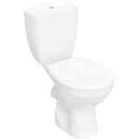 Zestaw stojącej miski WC Koło Idol ze spłuczką nasadzaną, lejowa, wylot poziomy, z deską sedesową