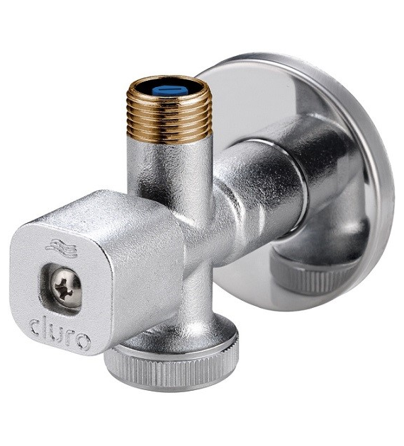 Zawór kątowy SOLID BIS PIONOWY 1/2x3/4x3/8 ( DN15 x DN20 x DN10 ) DURO ARKA