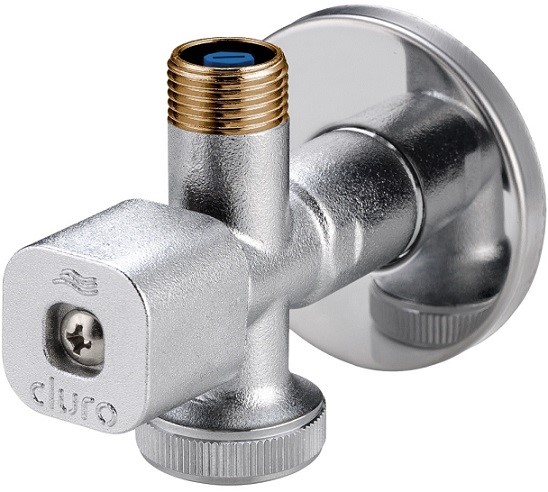 Zawór kątowy SOLID BIS PIONOWY 1/2x3/4x3/8 ( DN15 x DN20 x DN10 ) DURO ARKA