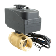 2-drogowy zawór kulowy z siłownikiem BEV, DN25, Rp1 , Kvs 60 m3/h, 230 V AC, NC AFRISO