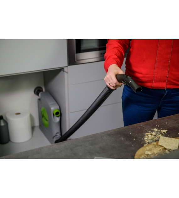 Vroom kompaktowe urządzenie do odkurzania z wężem chowanym w kasetce 50/5,5m