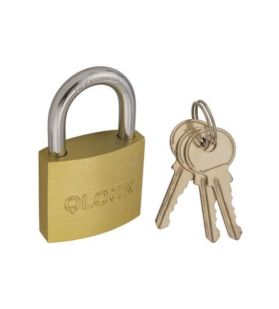 Kłódka z kluczem 40MM QLOCK (5901180819084)