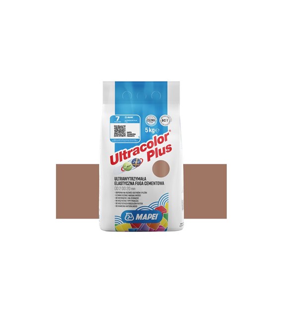 Fuga elastyczna Mapei Ultracolor Plus 142 brązowa 5 kg