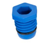 Korek do prób szczelności, do rury PEX 20 x 2.0mm NIEBIESKI