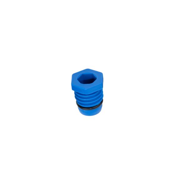 Korek do prób szczelności, do rury PEX 20 x 2.0mm NIEBIESKI