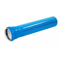 Rura Ultra UdBEM z kielichem niskoszumowa 110 mm 1 m niebieska