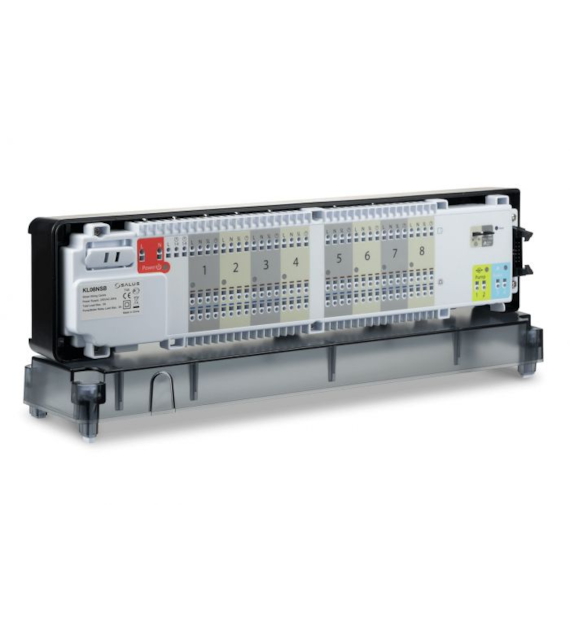 SALUS przewodowa listwa sterująca KL08NSB, 8 stref, 230 V