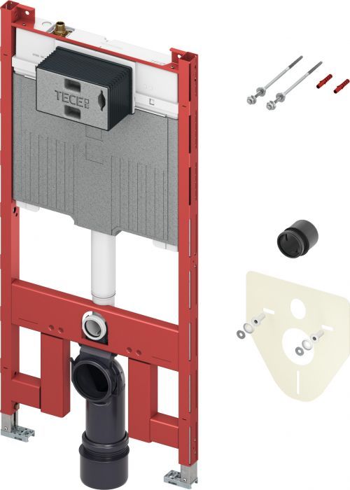 Stelaż podtynkowy TECEprofil do WC ze spłuczką podtynkową Octa II uruchamianą z przodu 500 x 1120 x 80 mm