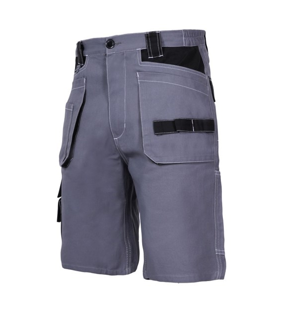 Spodenki krótkie szaro czarne  L