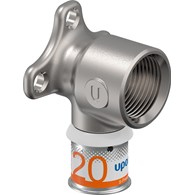 Uponor S-Press PLUS kolano naścienne 20-Rp3/4 FT