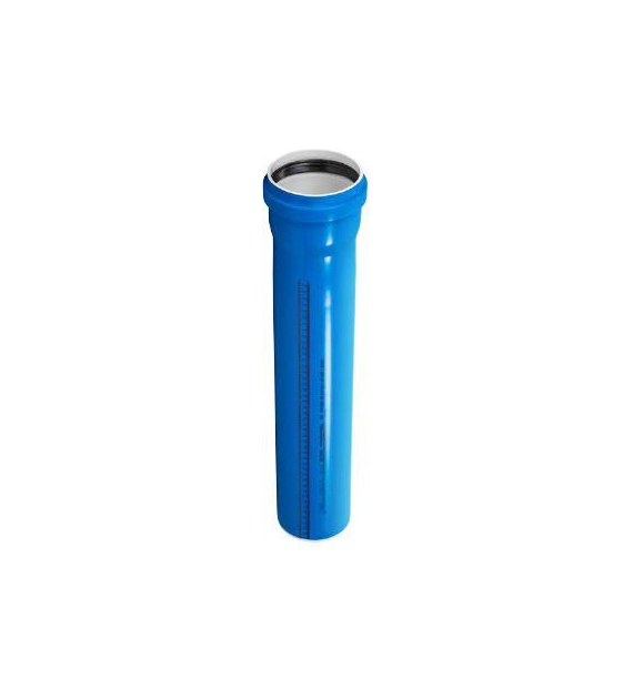 Rura Ultra UdBEM z kielichem niskoszumowa 50 mm 0.25 m niebieska