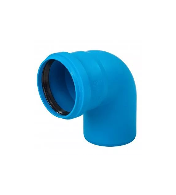 Kolano Ultra UdBB 45° niskoszumowe 50 mm niebieskie