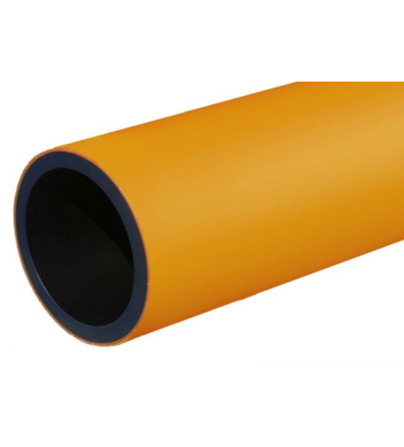 Rura Tytan typ 2/2 gazowa PE100-RC 25x3.0mm, zwój 100m, SDR11, kolor pomarańczowy, dwuwarstwowa /100m/ - cena za 1mb