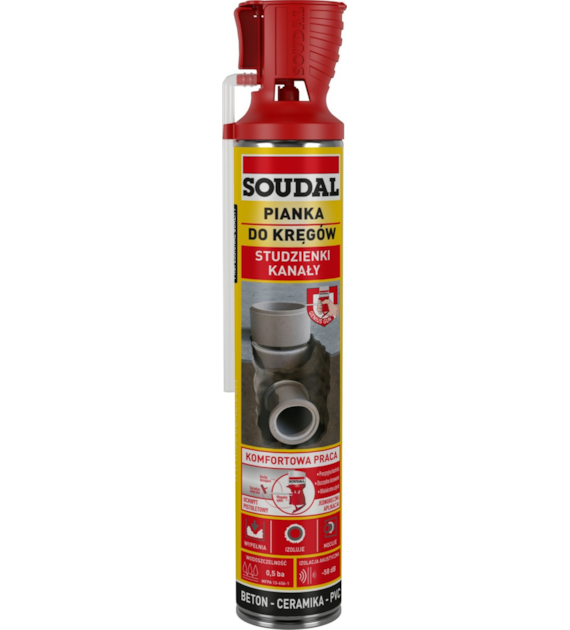 Pianka montażowa do kręgów B3 750ml GENIUS GUN SOUDAL