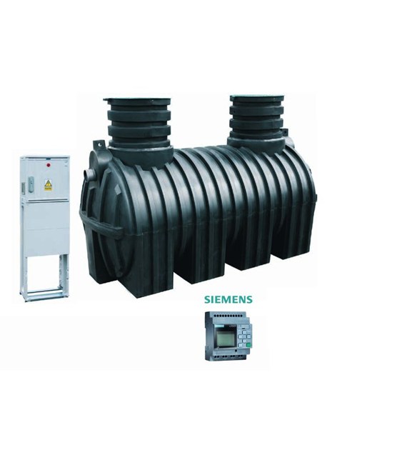 Oczyszczalnia biologiczna PRIMAtech-E SBR4, wlot FI160 RLM 2-5 EUROPLAST