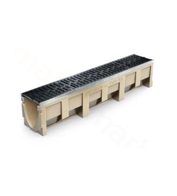 ACO Multiline V150S koryto kr.ocynk. Typ 0.0 dł.100cm H=21,0cm polimerbeton