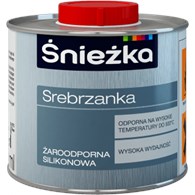 Srebrzanka żaroodporna silikonowa 500°C2 500ml średnia ŚNIEŻKA