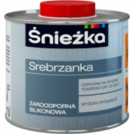 Srebrzanka żaroodporna silikonowa 500°C2 500ml średnia ŚNIEŻKA