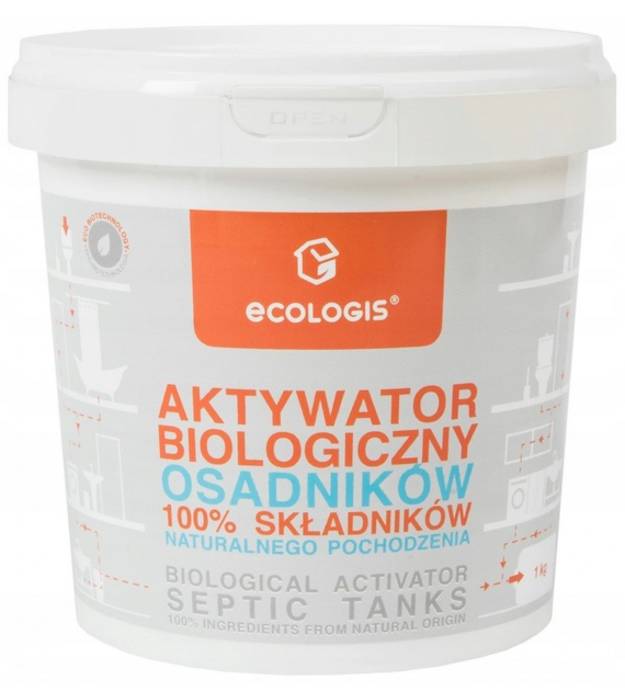 Biopreparat aktywator ECOLOGIS 1kg EUROPLAST
