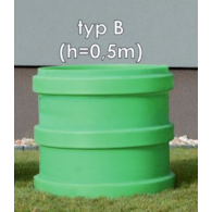 Nadbudowa do szamb i oczyszczalni typu ZBB H-50cm HDPE R WOBET-HYDRET