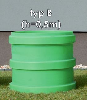 Nadbudowa do szamb i oczyszczalni typu ZBB H-50cm HDPE R WOBET-HYDRET