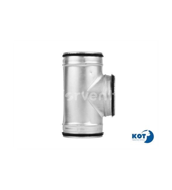 Trójnik ocynkowany redukcyjny z uszczelką 200/160/200 FORVENT