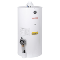 Podgrzewacz wody gazowy 80 l wiszący prawy, stal nierdzewna, moc 5,6 kW TERMICA