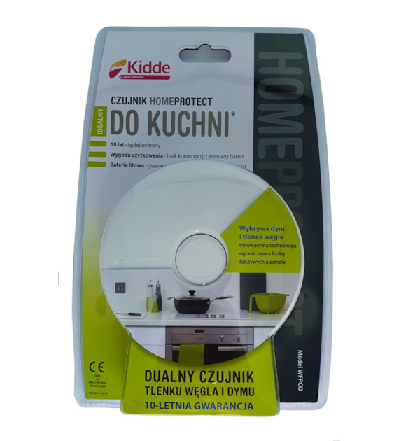 Czujnik KIDDE czadu i dymu do kuchni WFPCO
