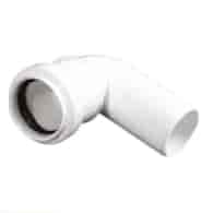 Kolano kanalizacyjne PP 32/15 ścianka 1.8mm BIAŁE KANPLAST