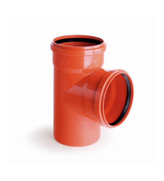 Trójnik kanalizacyjny pomarańczowy 160x110/45 PLASTIMEX