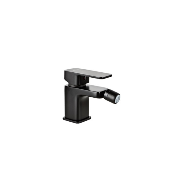 LOFT BLACK Bateria bidetowa stojąca z korkiem spustowym VALVEX