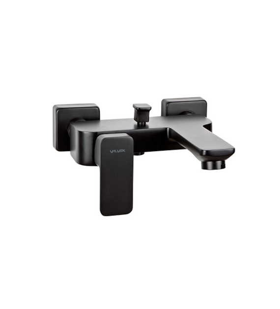 LOFT BLACK Bateria wannowa ścienna VALVEX