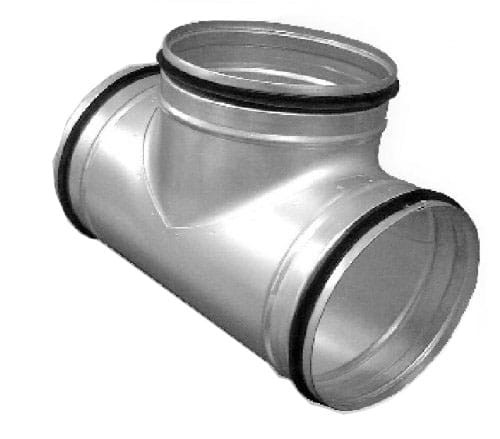 Trójnik redukcyjny DN160/80 ocynkowany z uszczelką