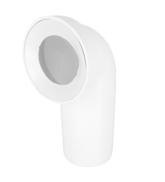 Kolano przyłączeniowe do WC 110 / 90 BIAŁE DES