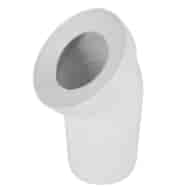 Kolano przyłączeniowe do WC 110 / 45 BIAŁE DES