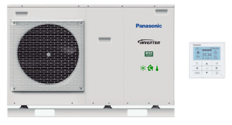 Pompa ciepła MONOBLOK 9 kW 230V AQUAREA 1-wen.