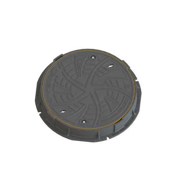 Właz żeliwny D400 H-115 600 FANSULD VECTOR 2-rygle QUICK BLOCK 2 GII, pozycjonowany